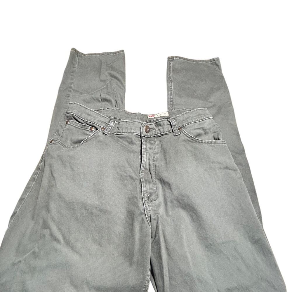 Wrangler straight fit mens jeans size 34x34 nuted gray wash